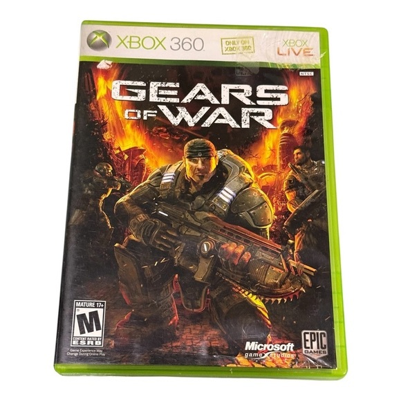 Other - Gears of War Xbox 360 Video Game Complete Manual Tested Microsoft Epic Games